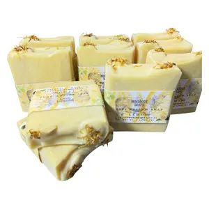 Lemon + Calendula Tallow Soap – Brightening, soothing, and skin-loving — a gentle, creamy bar for a radiant glow.