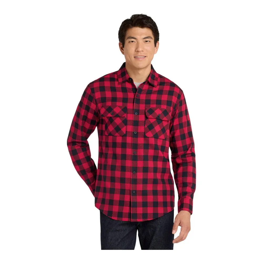 Red/ Black Buffalo Check