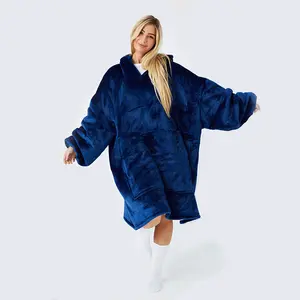 Navy Allsleepers™ Original Cloud Blanket Hoodie