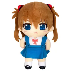 EVANGELION NEW MOVIE - SHIKINAMI ASUKA LANGLEY PLUSH 8" H
