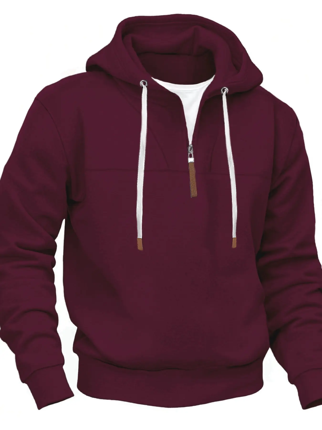 Winter Style Heavy Fleece Unisex Couple Loose Long Sleeve Hooded Zipper Tank Drawstring Sweatshirt, Casual Commuter Wear Hooded Zipper Hoodie, Casual Hooded Sweatshirts