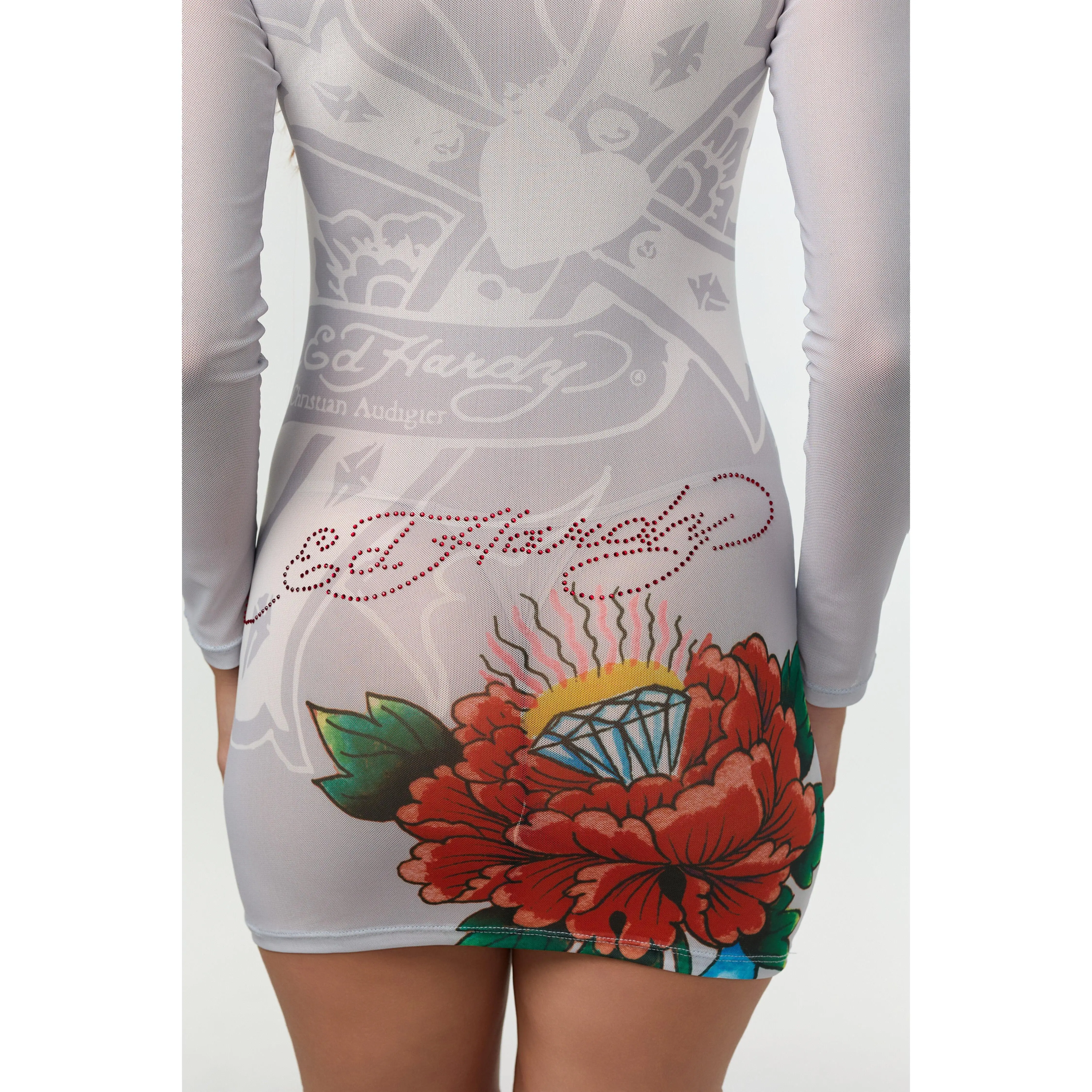 ED HARDY MISSY'- LONG SLEEVE MESH DRESS COVER-UP - TikTok Shop ED HARDY MISSY'- LONG SLEEVE MESH DRESS COVER-UP - TikTok Shop