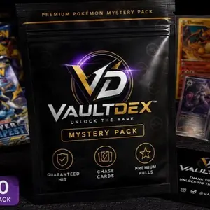 VaultDex $10 Pokémon Mystery Pack - Guaranteed Hit + Chase Cards!