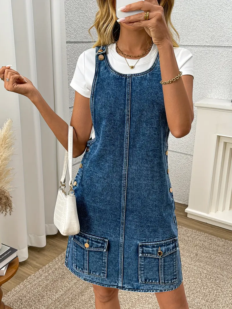 denim overall dress - TikTok Shop denim overall dress - TikTok Shop