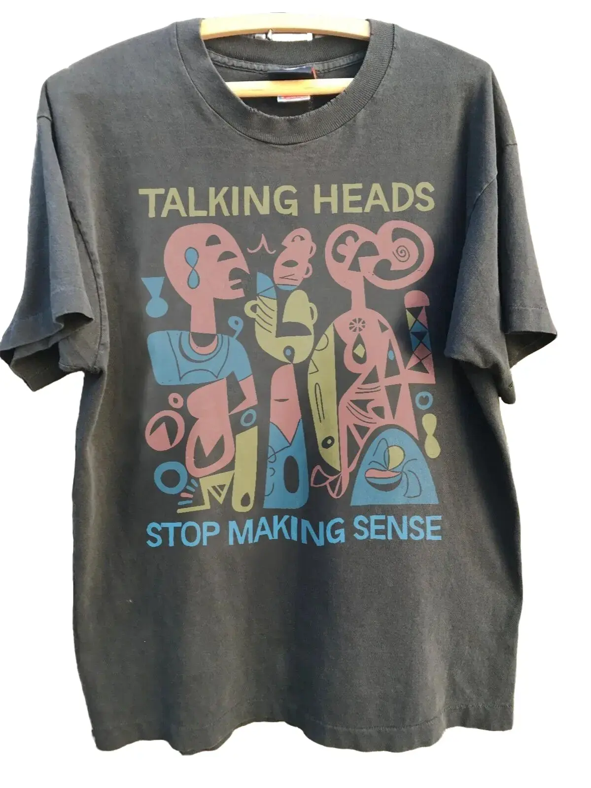 Talking Heads Band Stop Making Sense Unisex Charcoal T-shirt Size S-5XL
