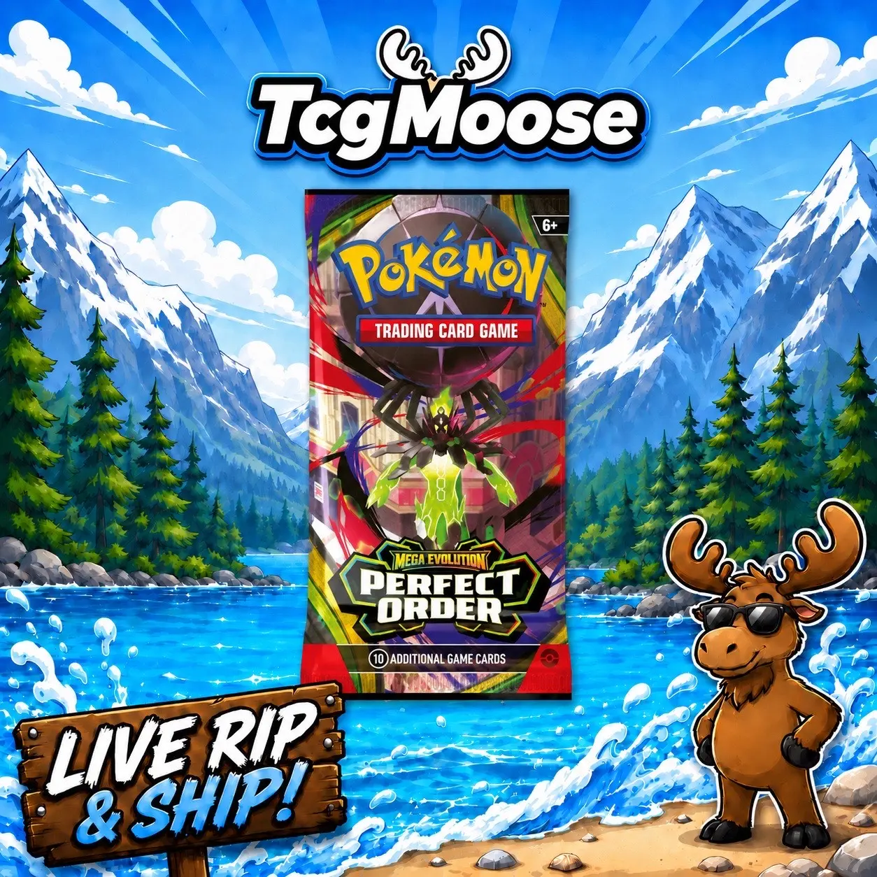 Pokemon Mega Evolution Perfect Order Booster Packs