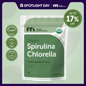 Micro Ingredients Organic Spirulina and Chlorella Tablets Micro Ingredients Organic Spirulina and Chlorella Tablets