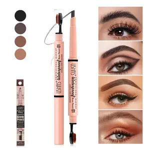 USHAS Rotating Eyebrow Pencil 4-color Rotating Eyebrow Pencil Is Smooth, Long-lasting And Easy To Use