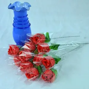 10pcs Artificial Silk Roses, Single Stem Valentine's Day Rose, Realistic Flower Decor for Living Room Bedroom, Scene Decoration Finished Product
