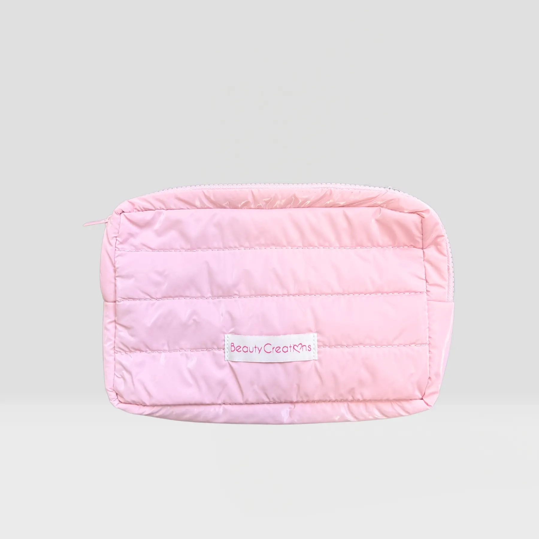 Beauty Creations Puffer Bag - Zippered Makeup Tool Organizer for Travel Storage of Beauty & Personal Care Essentials