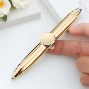 Rotating Pen, 1 Count Multifunctional Luminous Writing Pen, Anti-slip Handle Spinning Pen, Fidget Spinner Pen, Stress Relief Toy for Office School Student