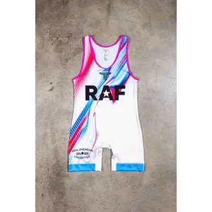 Youth RAF05 Wrestling Singlet - White