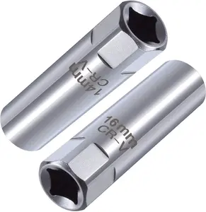 OSOF 14mm & 16mm Spark Plug Socket Thin Wall 12-Point  3/8 inch Square Drive Set