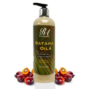 RA Cosmetics 100% Raw Batana Oil Leave In Conditioner From Honduras - Promotes Hair Growth, Thickens Hair in Men and Women