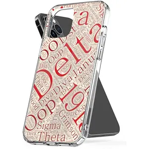 Phone Case Delta Cover Diva Word Shockproof Accessories TPU Compatible with iPhone SE 7 8 X XR 11 12 13 14 15 16 Plus Mini Pro Max Samsung Galaxy Note S9 S10 S20 S21 Ultra Plus Protection Protector