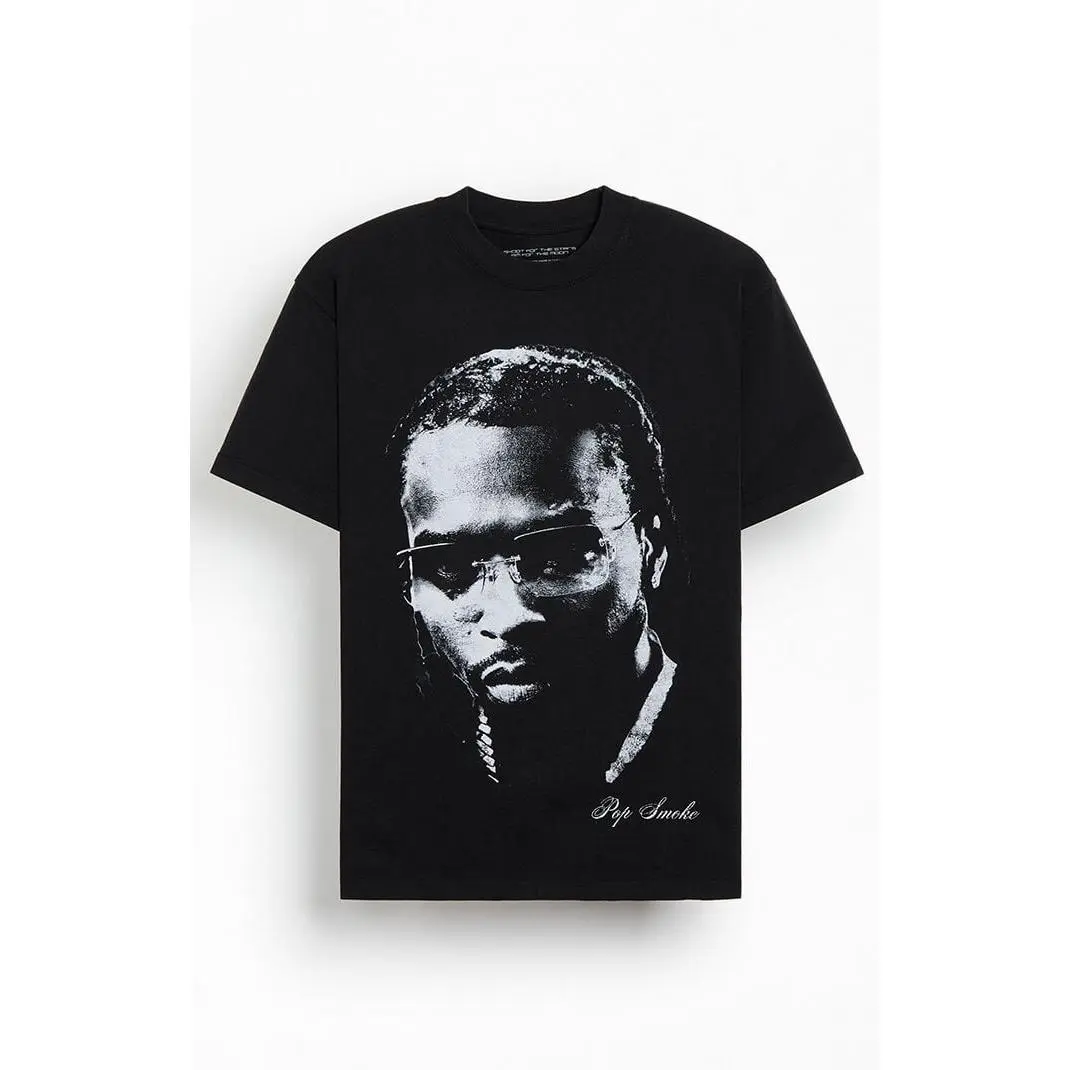 PacSun Men's Pop Smoke Big Head T-Shirt - Multicolor