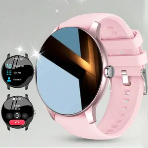 Smart Watch with Bluetooth-compatible Calling, Multi-Sport Modes, Message Alerts, Custom Wallpaper, Compatible with iPhone & Android
