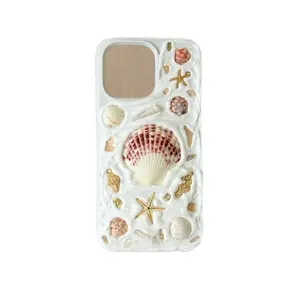 Anjeal Handmade Seashell Phone Case - Customized Luxury Smartphone Accessory