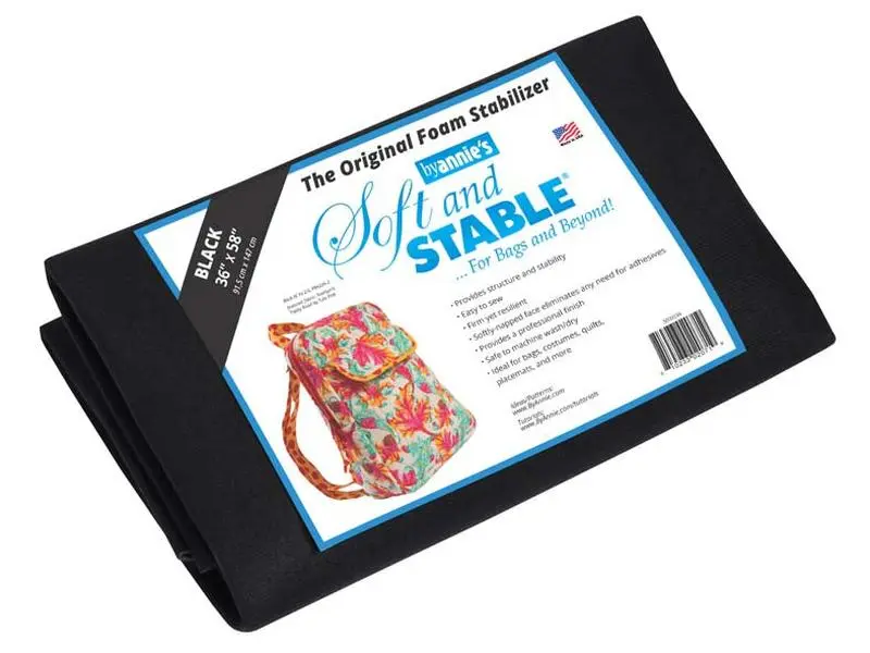 ByAnnie's Soft and Stable 36x58" Black Foam Stabilizer SS1036