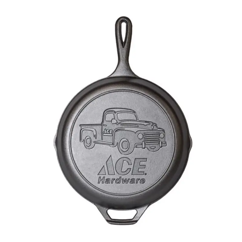 Lodge 6086951 10 in. Cast Iron Skillet - Black Induction-Ready Cookware Pan