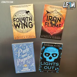Book Cover Magnet | Custom Fridge Magnet for Readers, Bookshelves & TBR Boards | LF1M Bookish Gift