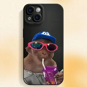 Cartoon Monkey Design Phone Case, 1 Count Cute TPU Anti-drop Protective Case, Phone Accessories for iPhone XS/XS Max/11/12/13/14/15/16 /17Pro Max