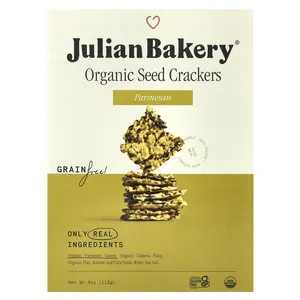 Julian Bakery Organic Seed Crackers, Parmesan, 4 oz (113 g)