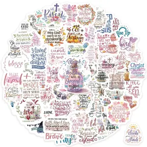 300pcs Inspirational Christian Stickers Bible Verse Designs for Journaling, Motivational & Uplifting
