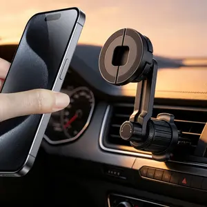 Car Magnet Phone Holder For Magsafe, Car Air Vent Phone Holder Magnetic Stand Mount Cradle Universal Fits for iPhone 17 16 15 14 13 12 11 Pro Max Plus Samsung Galaxy Smartphone Accessories