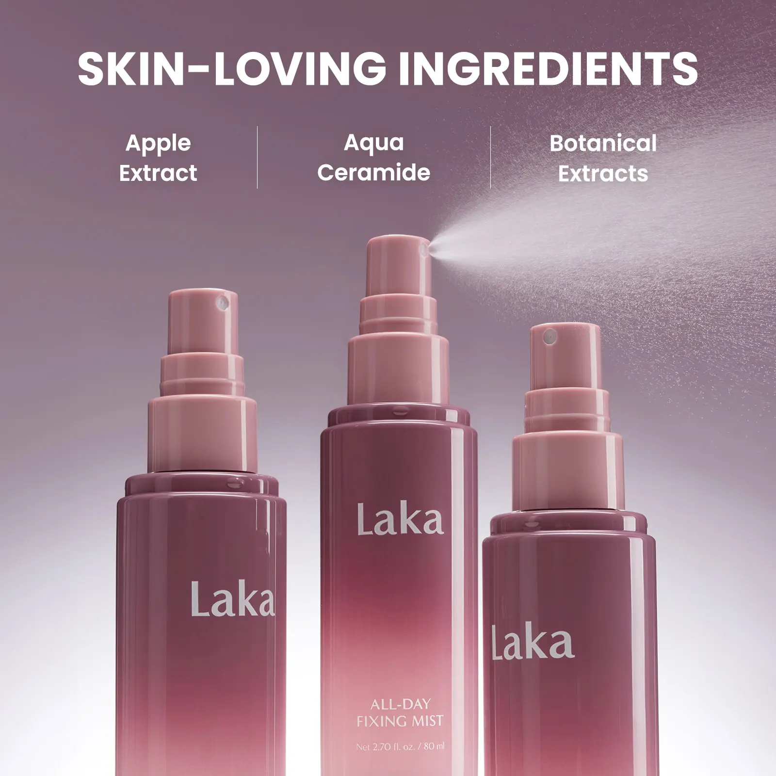 Laka All-Day Fixing Mist 24HR Setting Spray detail 6