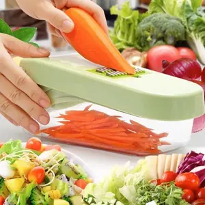 🥗 Achieve uniform slices and dices for professional looking meals at home. Versatile Food Mandoline Slicer Maker | Stainless Steel Grater Prep Tool, Easy Clean Salad Chopping Gadget