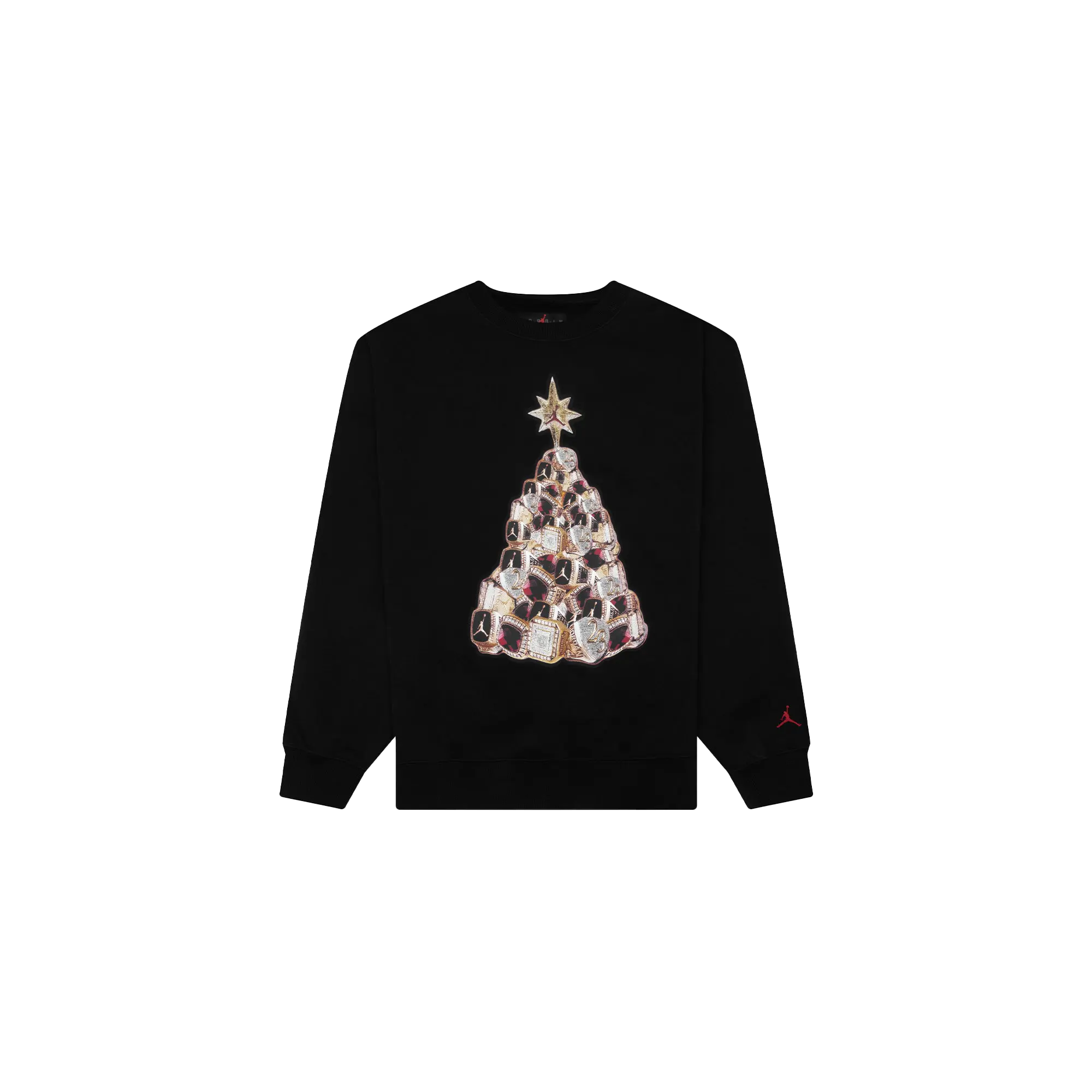 Air Jordan Crewneck "Holiday 2025 Rings Tree" HV1874 010