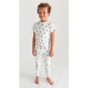 Youth Jogger Set In Black Smiley