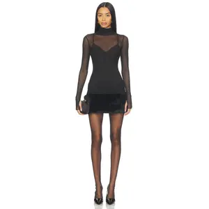 AFRM Saige Dress in Noir