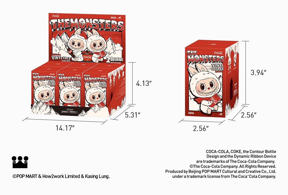 POP MART THE MONSTERS COCA-COLA SERIES-Vinyl Face Blind Box, Labubu Collectible Toys-2.0