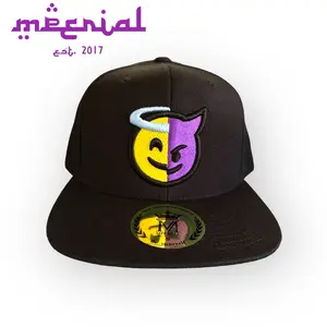 Hat emoji mitad Anjel mitad diablo