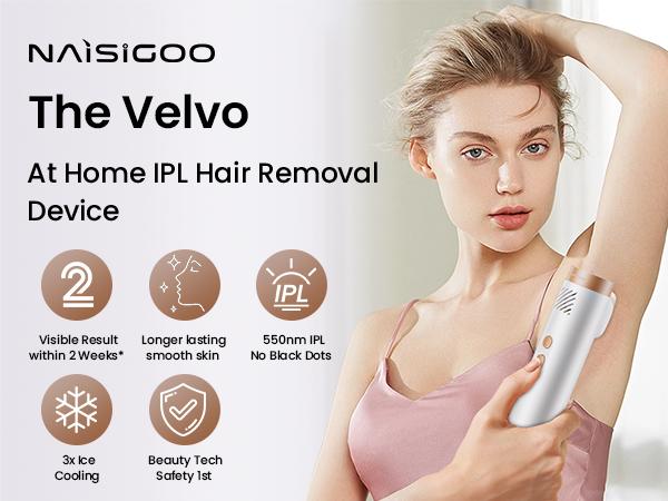Laser Hair Removal Ice Cooling, Painless IPL Laser Hair Removal Device At-Home Permanent ipl device Portable IPL Smooth Comfort IPL Hair hair remival