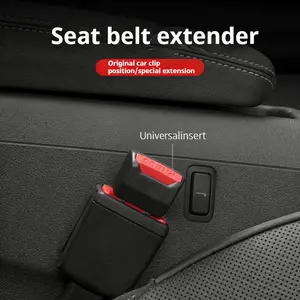 Car Seat Belt Extension Adapter for Back Seat Passenger Safety Alloy Buckle Clip Fit Most Cars and Trucks