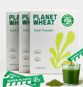 Kale Super Food Powder -100% Kale, a green juice powder used to make kale drinks, rich in dietary fiber and minerals