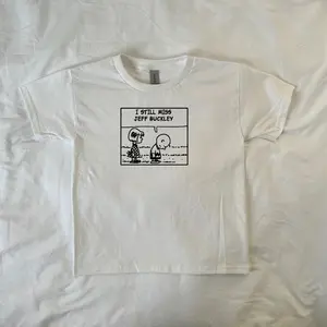 Print ShirtI Still Miss Jeff Buckley Baby Tee, Peanuts Cartoon, vintage, Charlie Brown, Pinterest, 90s, comics, alt, indie, Snoopyshirt