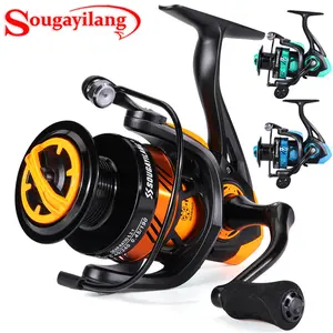 Sougayilang 1000-6000 Series g Reel, 5.2:1 Gear Ratio, 10KG/22LB Max Drag, Universal Spinning Wheel for Freshwater and Seawater, Fishing Equipment