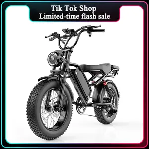 1500W Peak Electric Bike 31MPH Top Speed 960Wh Battery 40Miles Range Dual Suspension 4 Shock Absorbers 20" Fat Tire 330lbs Capacity 7-Speed LCD Display Cruise Control Adult Ebike for Commute Off-Road