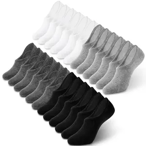 IDEGG No Show Socks Women 12 Pairs Casual Low Cut Anti-slid Athletic Socks with Non Slip(3*Black,3*White,3*Gray,3 Dark Gray) Womenswear Matching Winter Cotton Breathable Spandex Outdoor Comfort  Basic #springtok