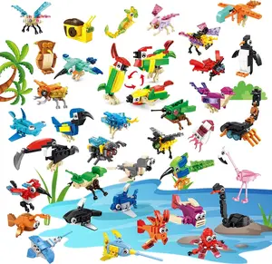 flash card 36 Packs Mini Building Blocks Set Party Favors Building Blocks for Kids 4-8, Goodie Bags Stuffers for Kid, Prize Box Toys for Kids Classroom
