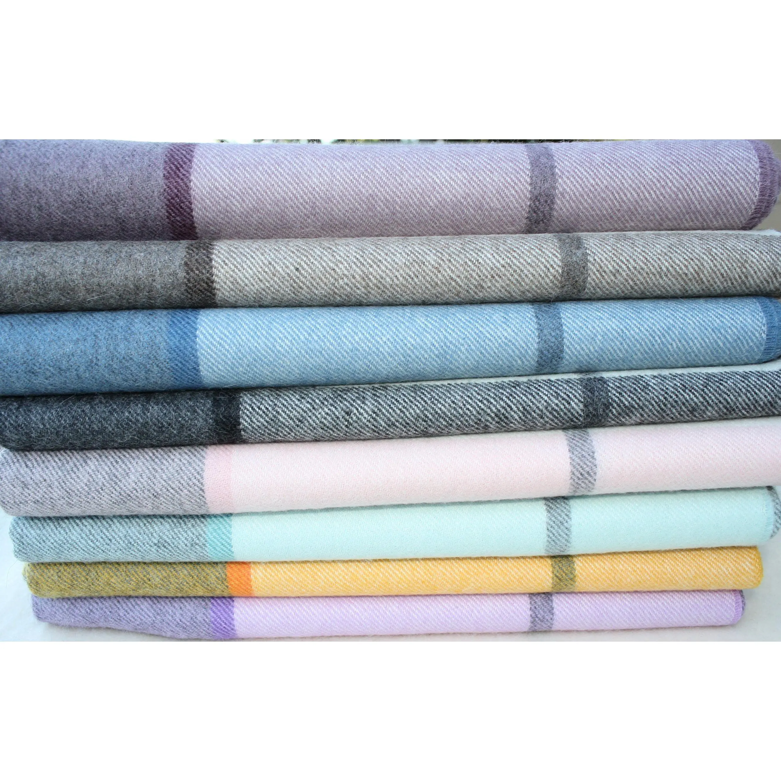 Horizon Stripe Alpaca Throw
