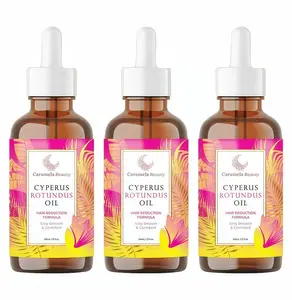 Caramela Beauty Cyperus Rotundus Oil for Natural Hair Reduction - 60ml/2oz