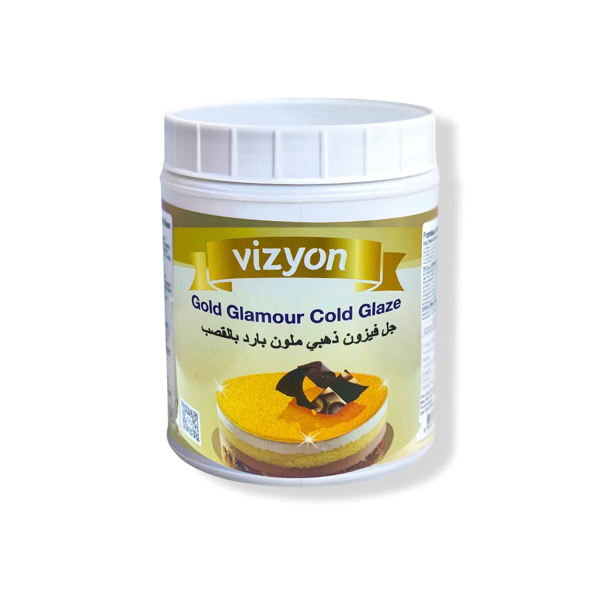 Vizyon Gold Glamour Cold Glaze - 2.2 lbs - Ready-to-Use Gold Mirror Effect