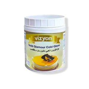 Vizyon Gold Glamour Cold Glaze - 2.2 lbs - Ready-to-Use Gold Mirror Effect