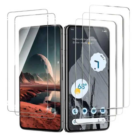 Entronix Tempered Smartphone Screen Protector for Google Pixel 11/10/8/7/6 Pro/Pro XL - Multi-Pack, 9H Hardness, 2.5D Edges, Easy Installation, Bluelight Protection, Oil-Resistant, Anti-Fingerprint, Protective Cellphone Cover Accessory