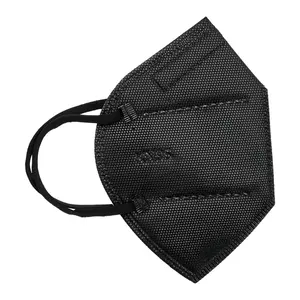 KN95 Face Masks Particulate Respirator 50 Pack Allergy (Black)